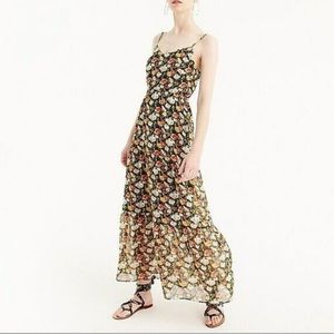 J. Crew Factory tiered floral maxi dress